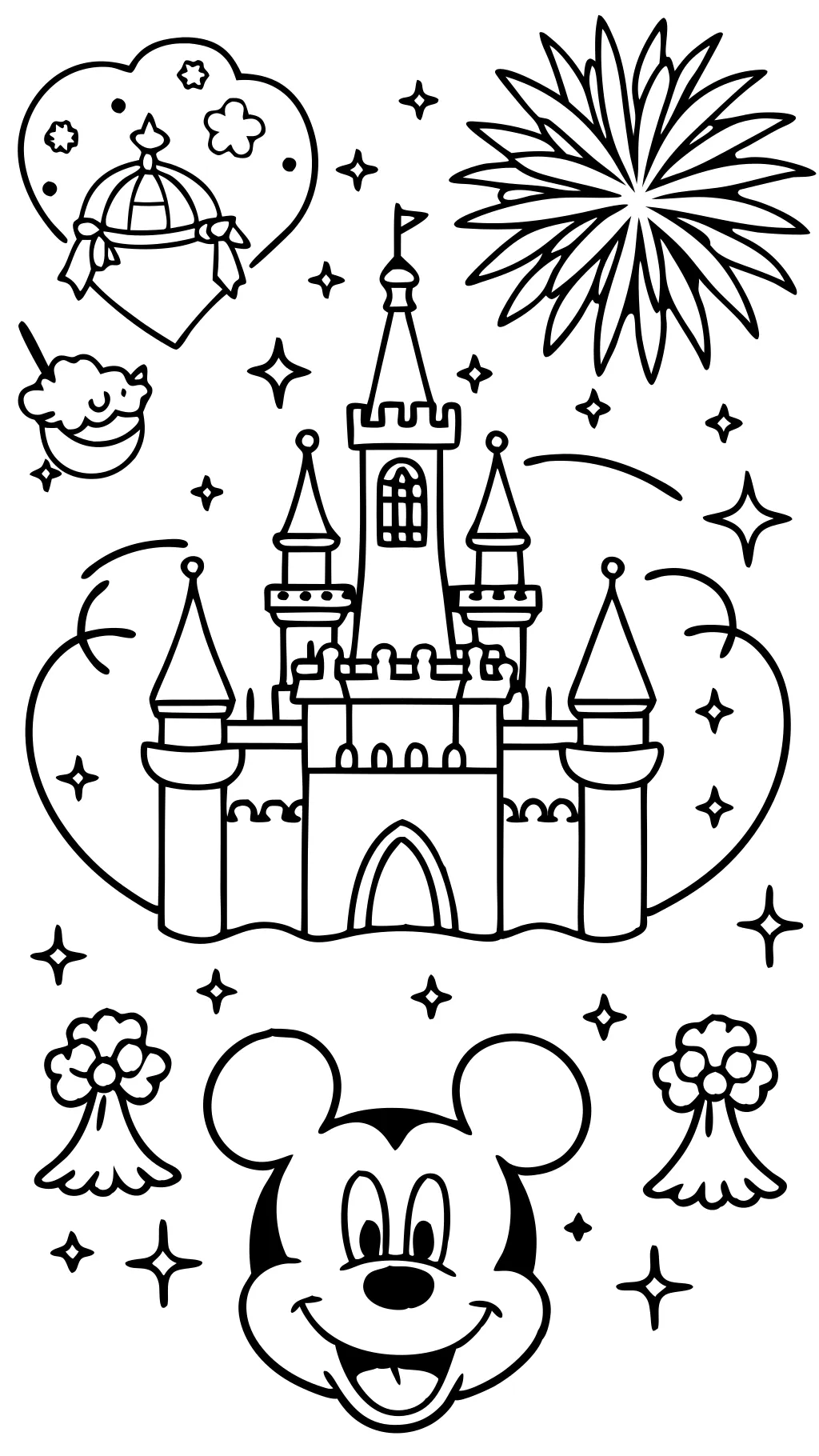 Páginas para colorear de Disney imprimibles gratis